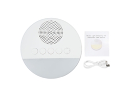 Mali máquina de Ruído Branco Portátil com Luz Noturna 20 Sons Usb Recarregável para Bebê