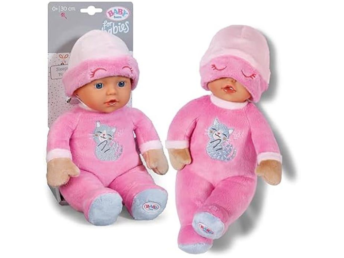 Boneca Baby Born Sleepy Pink 30 Cm Rosa Para Bebês Desde O Nascimento