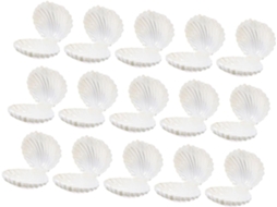 Caixas De Doces Em Formato Concha Perolada Solustre, Plástico Resistente, 15 Unidades Pequenas Para Decoração De Festas
