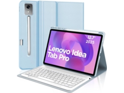 Capa com Teclado ZRUXE para Lenovo Idea Tab Pro 12.7'' com porta caneta e capa protetora | ZRUXE