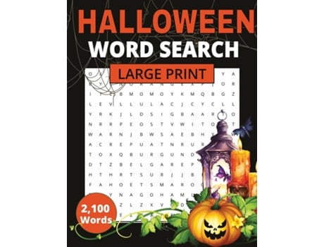 Livro Halloween Word Search de Hearthside Press (Inglês)