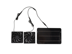 Kit Ventilador Solar 10w 12v À Prova D'água | S/MARCA