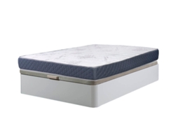 Sommier Branco Atenas 135X190Cm Colchão Viscoelástico de 23Cm SALDOSYSTOCKS