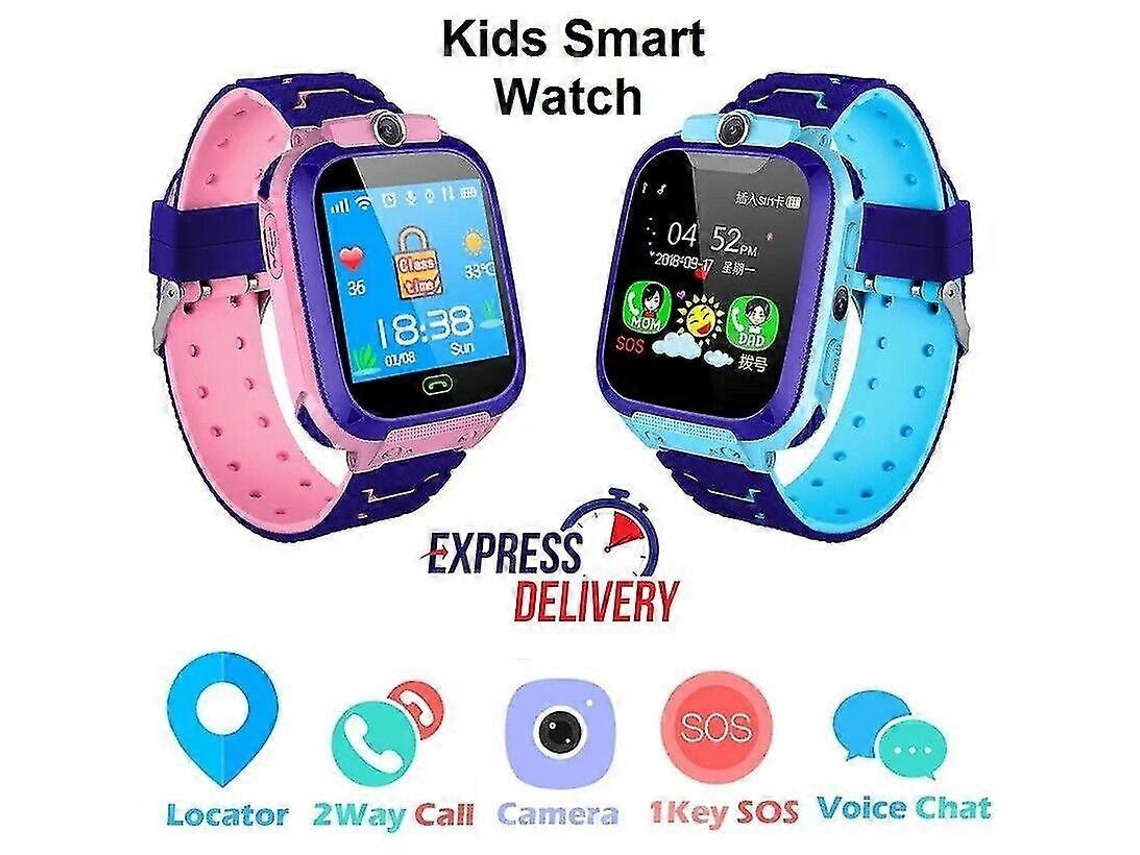 Relógio inteligente infantil com câmera, SIM, GSM, chamada SOS, telefone, jogos, relógios para meninos e meninas Ly Ebike