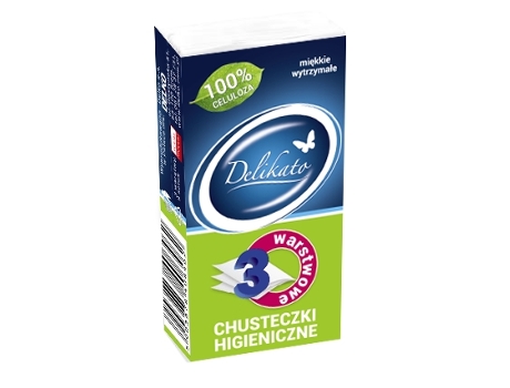 Toalhetes Higiênicos Delikato 3 Camadas Embalagem Com 90 Unidades
