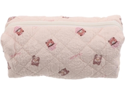 Estojo Adorável, Bolsa Grande Com Zíper, Organizador Kawaii, Estojo Portátil.
