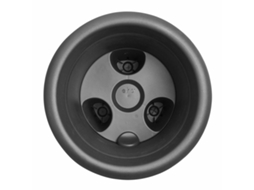 Vaso ELHO Preto Ø 33 Cm Plástico Redondo