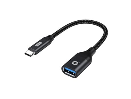 CONCEPTRONIC Abby18B Gender Changer para cabo Usb-C Usb-A preto