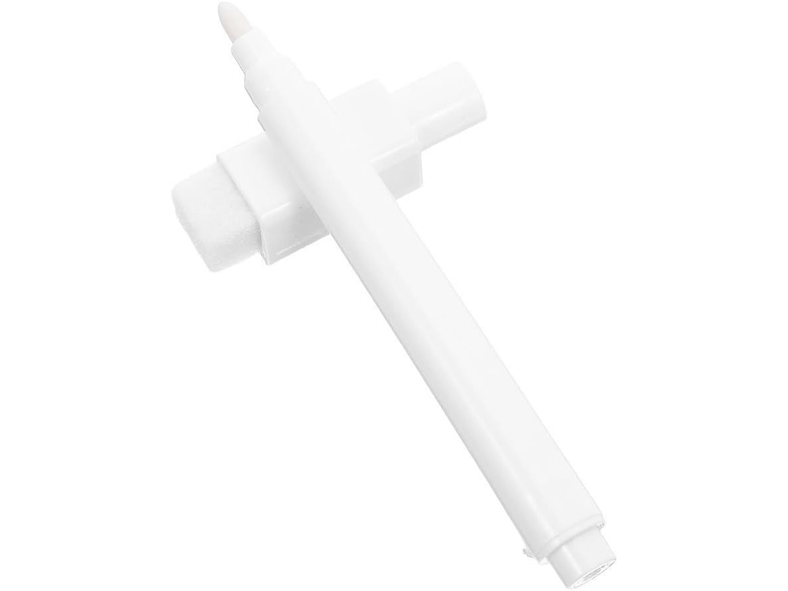 Conjunto de 60 Canetas Magnéticas para Quadro Branco com Ponta Fina 1,2 Mm e Apagador Plástico Branco, Ideais