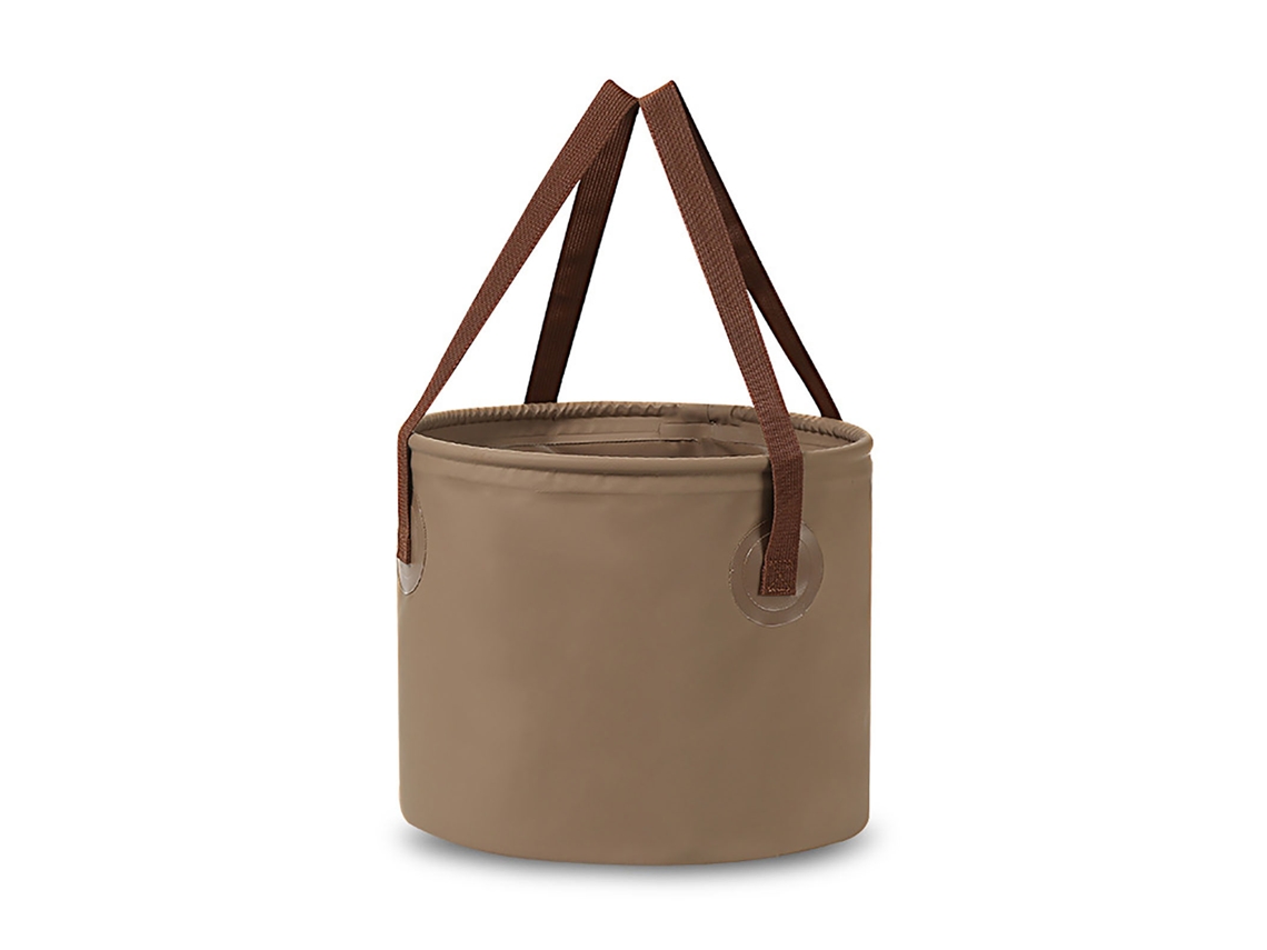 Balde Plegable Exterior Resistente 20l Café