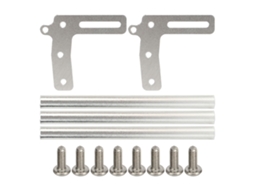 Parachoques Delantero De Aluminio Para Coches Rc 1/10 Repuesto Parachoques Frontal De Metal Plata