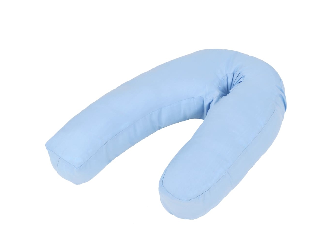 Vidaxl Almofada De Gravidez Em Forma De J 54x(36-43) Cm Azul