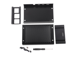 Caixa de alumínio liga para Raspberry Pi 4, resistente, leve, proteção de placa base S/MARCA