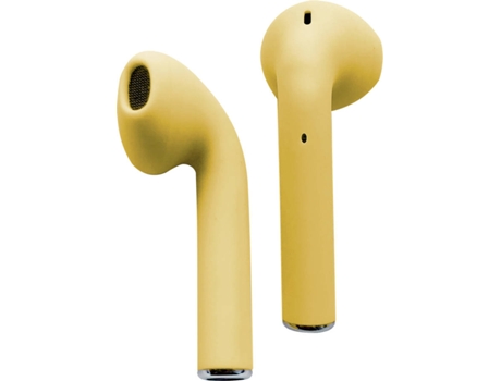 Auriculares Bluetooth True Wireless IDEUS Sfw21Ye (In Ear - Microfone - Amarelo)