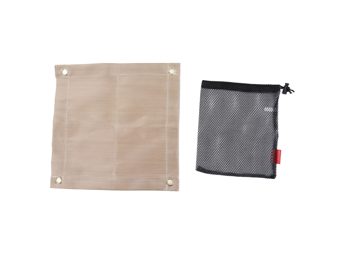 Tapete Incombustível Fibra De Vidro Resistente À Alta Temperatura 30x30cm