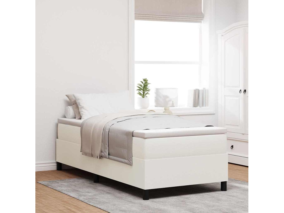 Vidaxl Estrado De Cama Plataforma Creme 80 X 200 Cm