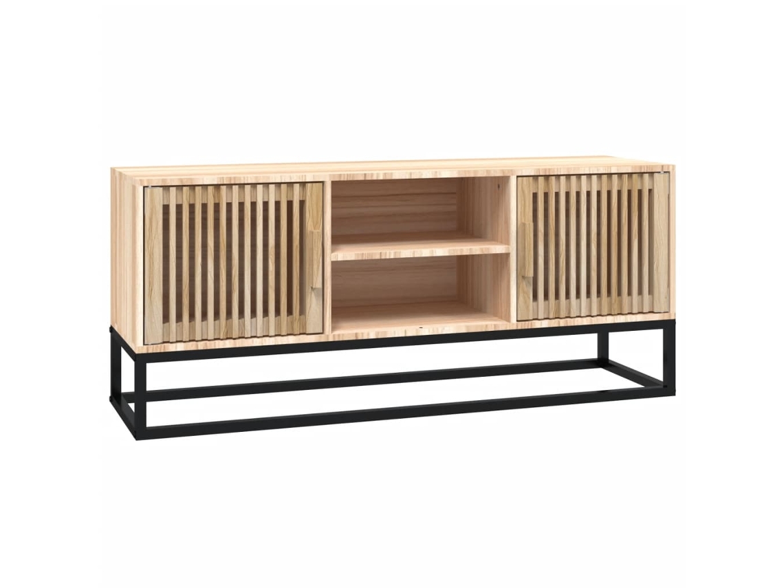 Tv Cabinet, Tv Cabinets Vidaxl Marrom Madeira Processada (n/a)
