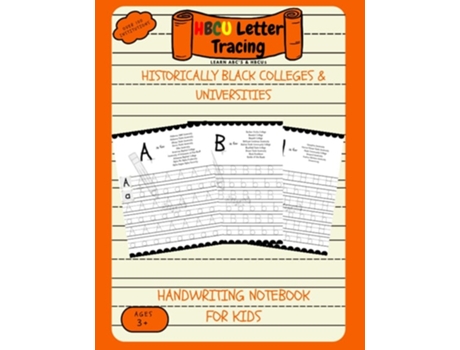 Livro Hbcu Letter Tracing De Broom Hill (inglês)