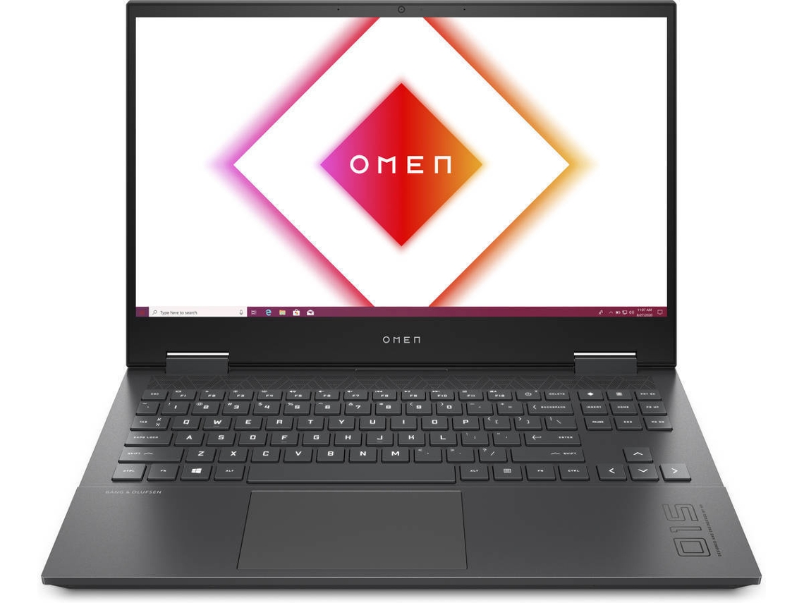 Portátil Gaming HP OMEN 15-en0007np (Outlet Grade A - AMD Ryzen 7 4800H - NVIDIA GeForce RTX 2060 - RAM: 16 GB - 512 GB SSD PCIe - 15.6'')