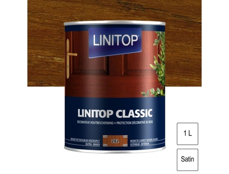 Lasure Linitop Clássica 1 L Satinado Proteção Para Madeira Interior/exterior