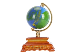 Mali globo Terrestre em Miniatura 1:12 Acessório para Casa de Bonecas Decorativo
