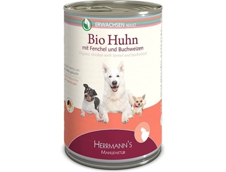 Ração para Cães HERRMANNS (400 g - Húmida - Adulto - Sabor: Frango)
