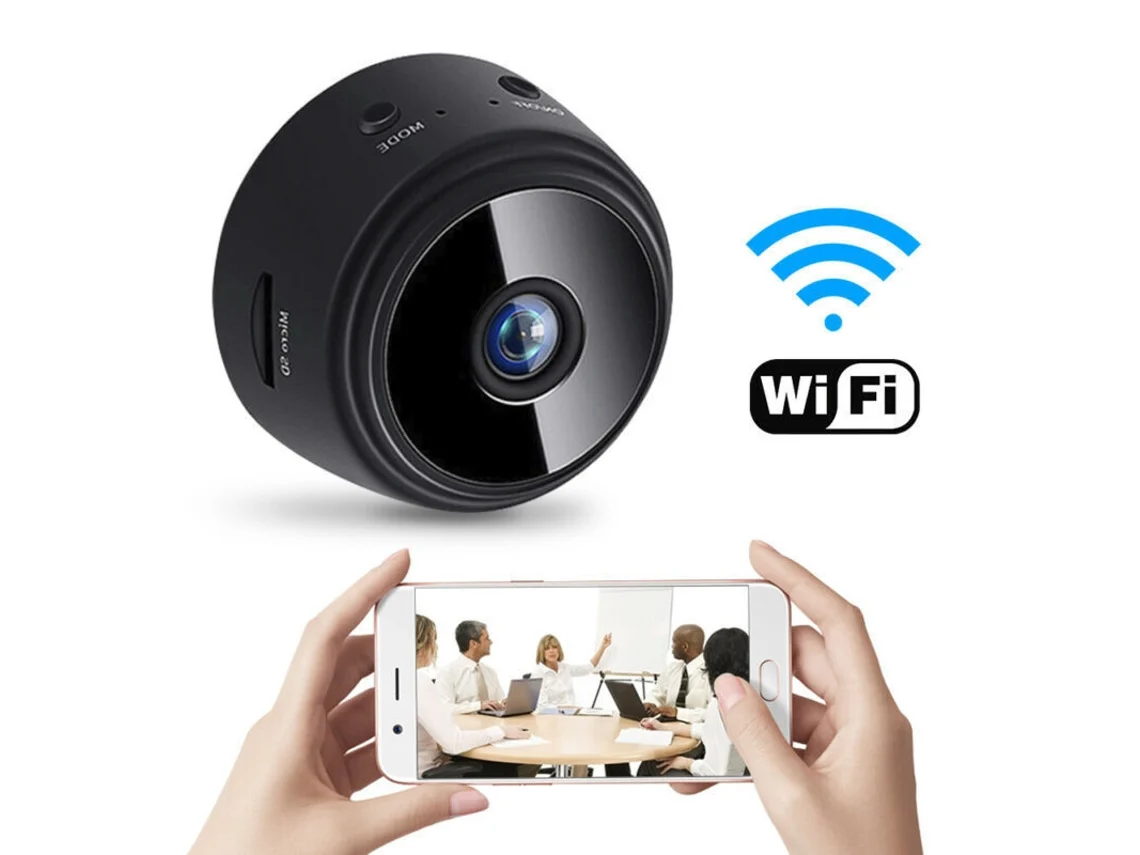 Câmera De Segurança Externa, Câmera Cctv Wifi Sem Fio 1080p Para Residências SUNNY SPACES
