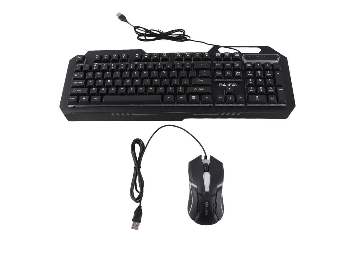Combo De Teclado E Mouse Para Jogos Com Fio Conjunto Usb