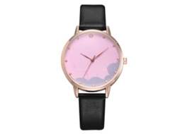 Relógio de Pulso Feminino de Liga Chic com Strass Simples e Preciso Quartz para Dia a Dia