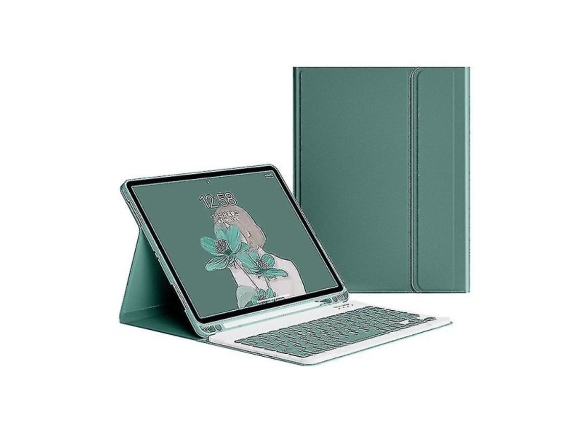 Capa Com Teclado Bluetooth, Compatível Com Ipad 9ª, 8ª, 7ª E 10,2 Pol. (2021,2020,2019)