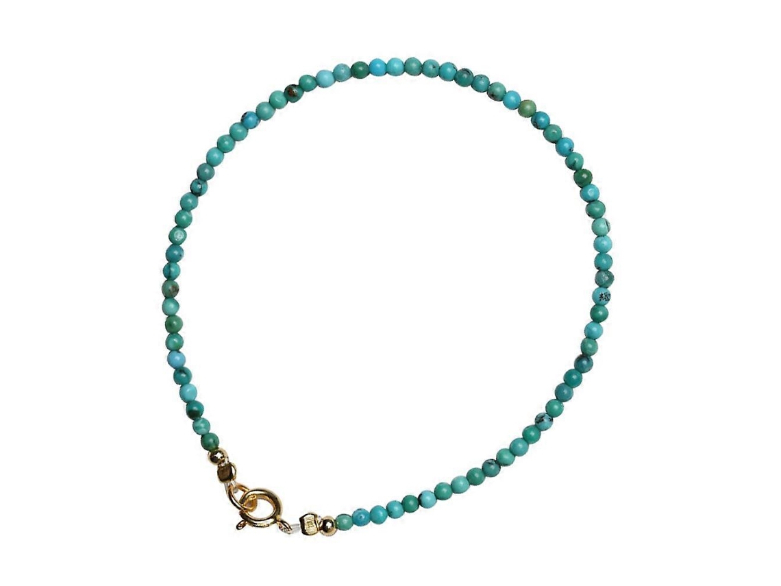 Pulseira De Contas De Turquesa Natural Para Decoração, Cores Sortidas. Nostalgia88