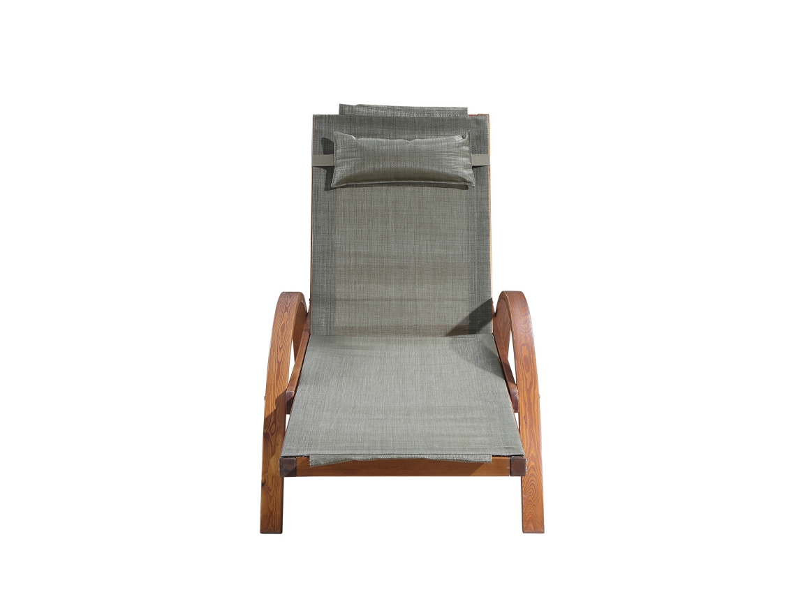 Espreguiçadeira CONCEPT U Naari (Verde - Madeira - 195x75x95 cm)