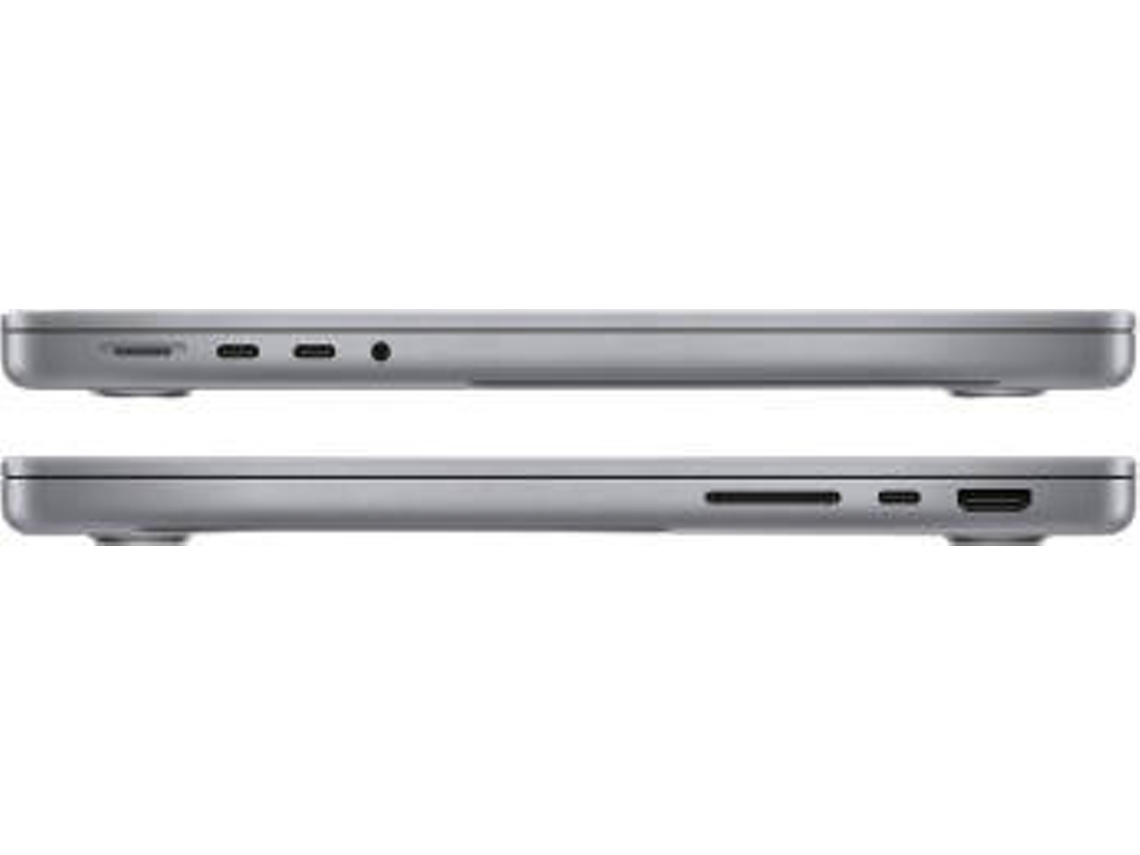Macbook Pro APPLE Cinzento Sideral (14'' - Apple M1 Pro 8-core - RAM: 16 GB - 1 TB SSD - GPU 14-core)