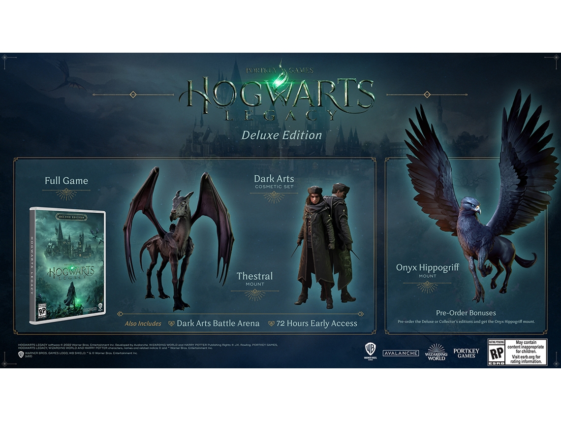 Hogwarts Legacy Deluxe Edition Warner Bros. PS5 Físico