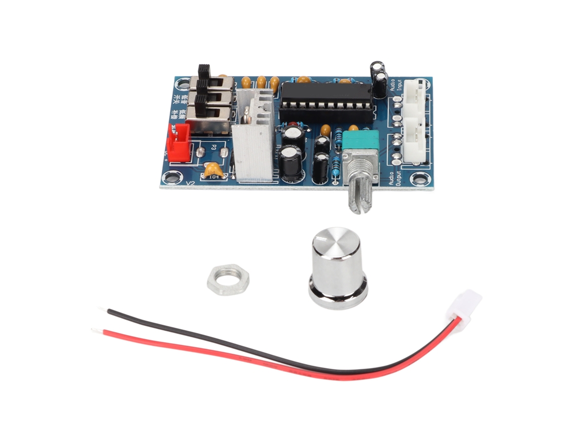 Aetheria placa de Amplificador 12v Digital Estéreo com Ajuste de Graves e Controle de 4 Níveis Dc12 24v