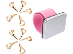 Organizadores de silicone para cabelo Aneis - Acessórios práticos para cabelo