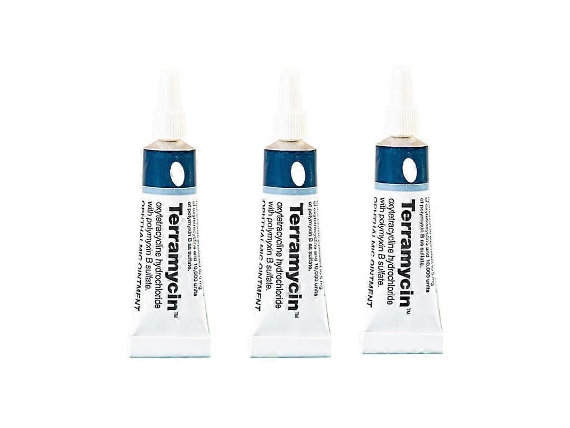 Pomada Ocular para Cães e Gatos Trata Conjuntivite Ceratite Úlcera Corneal Inflamação Bacteriana