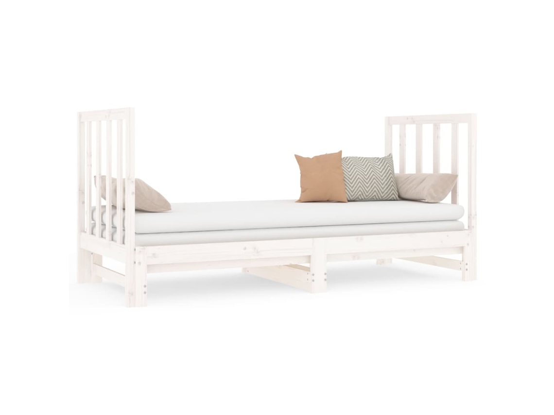 Day Bed, Day Beds Vidaxl Branco Madeira De Pinho (n/a)