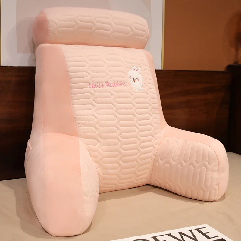 Almofada para Adultos, Almofada de Assento, Almofada de Encosto MDUG (coelho Rosa 65 60 Cm)