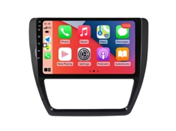 Auto Rádio Carro Bluetooth Autoradio 8GB RAM 128G ROM CarPlay Navegação GPS Ecrã Táctil RoverOne para Volkswagen Jetta 6 2011-2018  