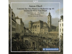 CD Concerto For Two Pianos & Orchestra 45-Eberl / Giacometti / Fukuda