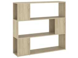 Book Cabinet Room Divider, Book Cabinet Room Dividers Vidaxl Marrom Madeira Processada (100 X 24 X 94 Cm)
