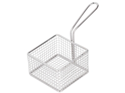 KOFIHETY Cesta De Fritadeira Em Aço Inoxidável, Longa Durabilidade, Ferramenta De Fritura Reutilizável Com Cabo Longo, Design Resistente Ao Calor Para Uso Em R
