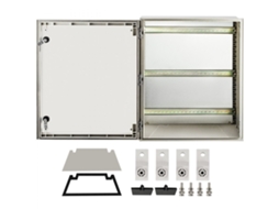 Caixa Eléctrica Em Fibra De Vidro 60x50x23 Cm Ip66 Nema 4x Com Placa De Montagem