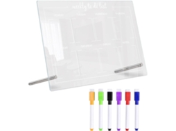 Tableau Mémo Portable For Bureau Effaçable À Sec Acrylique Ensemble 1 Piece Stylo D'écriture Fluide Lists Of