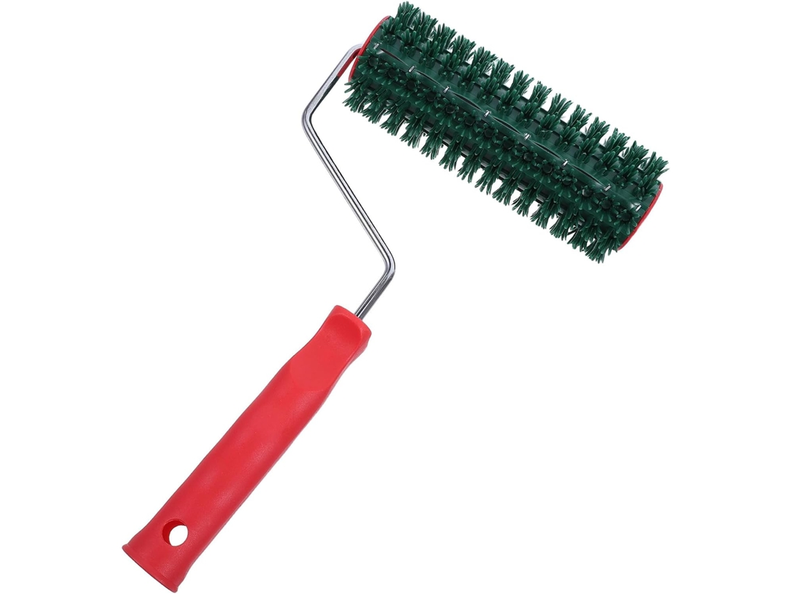 Rolo De Pintura Artístico Texturizado Com Cabo, 18 Cm (7 Polegadas) Verde