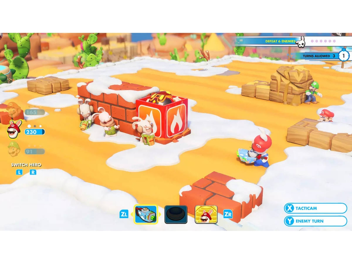 Mario + Rabbids Kingdom Battle Nintendo Switch - Compra jogos online na