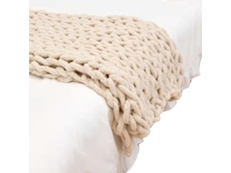 MEOIRUERY Manta De Malha Grossa Para Sofá, Tricotada À Mão Com Fio Chenille Jumbo Grosso, Manta De Crochê Grande E Macia Com Nó De Corda Para Sofá-cama E Sala D