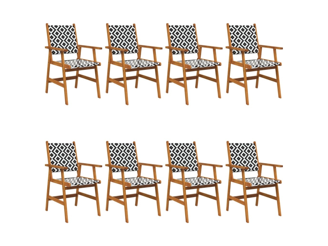 Garden Chair, Garden Chairs Vidaxl Marrom Madeira De Acácia (n/a)