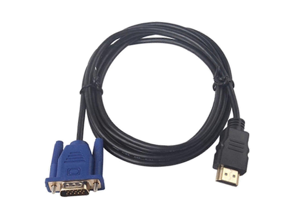 Adaptador HDMI Lurelia Cabo para VGA, 1080p, 15 pinos, macho, 5 m